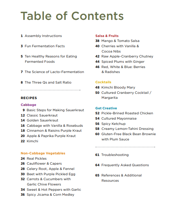 Kraut Source Recipe Book (Digital)
