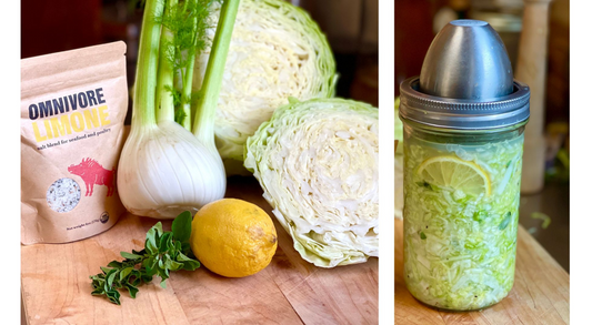 Fennel Sauerkraut with Limone salt