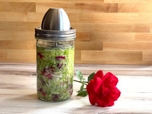 Sauerkraut with Rose Petals