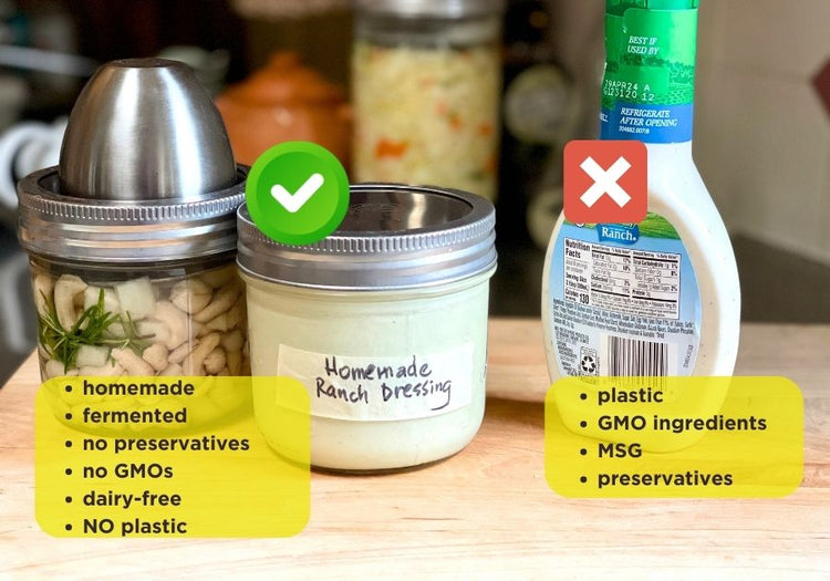 Homemade Ranch Dressing (Dairy-free) – The Little Fermenter
