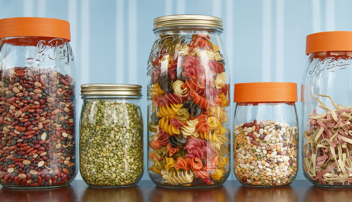 Le Parfait Screw Top Glass Jars for Use with ChouAmi (Packs of one)