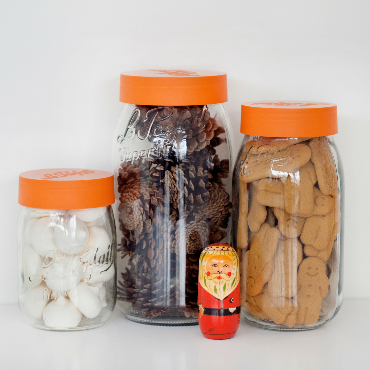 Le Parfait Screw Top Glass Jars for Use with ChouAmi (Packs of one)